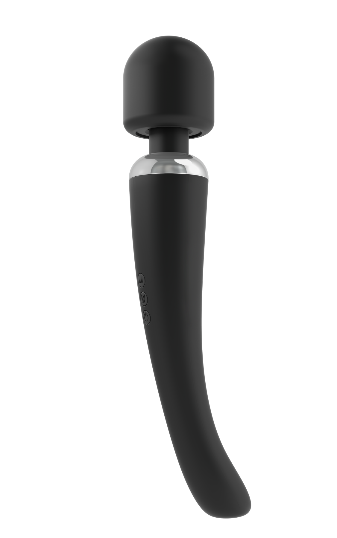 Мощный вибромассажер Dorcel Megawand Black перезаряжаемый, 160 режимов