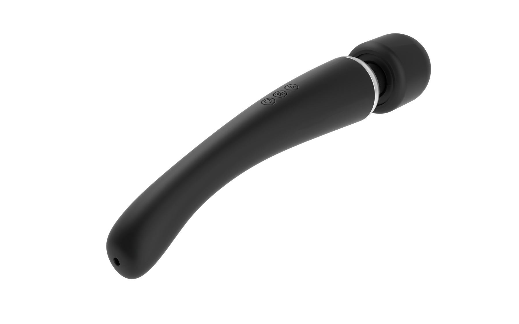 Мощный вибромассажер Dorcel Megawand Black перезаряжаемый, 160 режимов