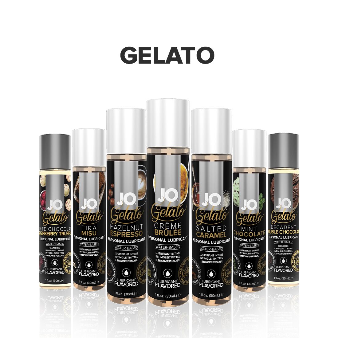 Смазка на водной основе System JO GELATO Tiramisu (30 мл) без сахара, парабенов и пропиленгликоля