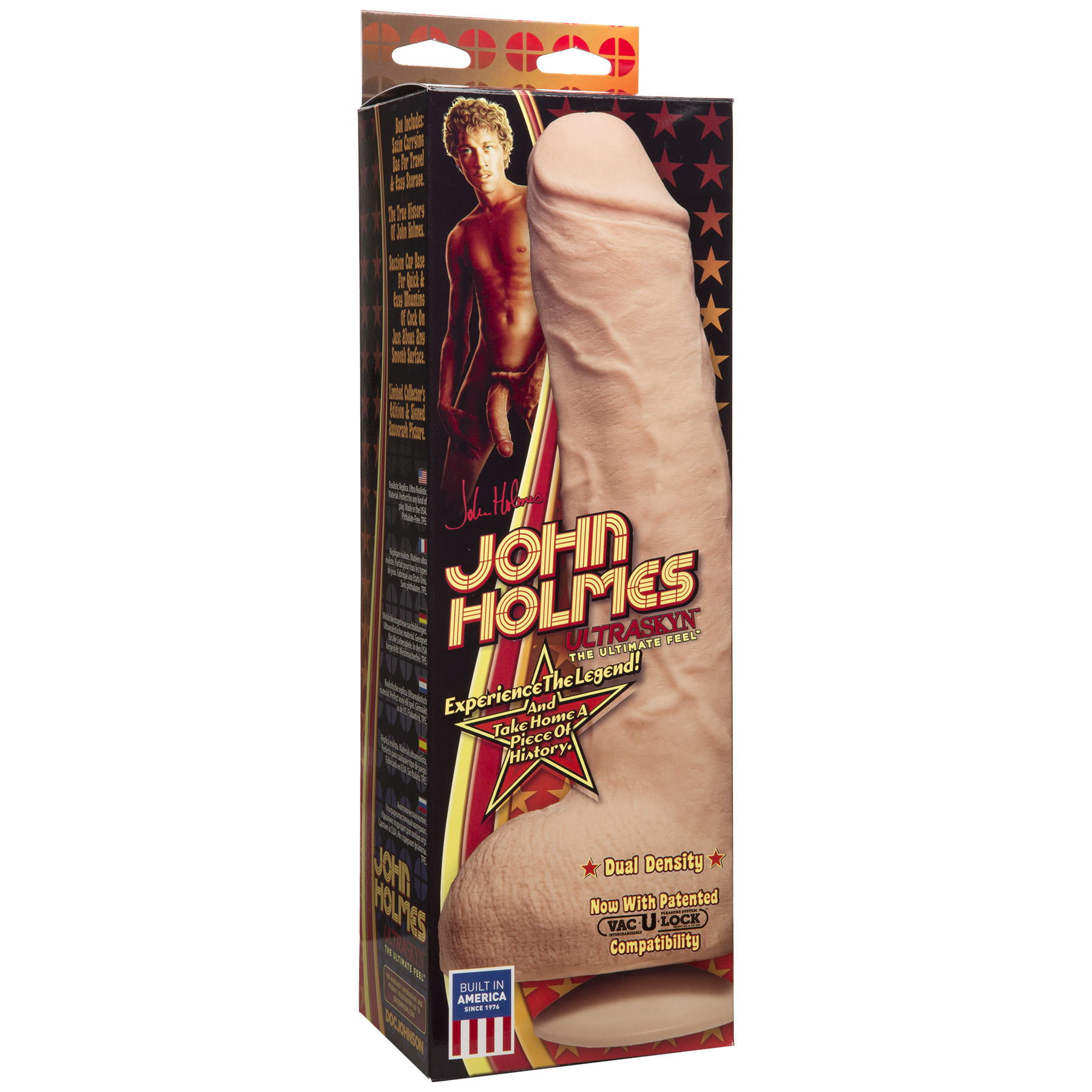 Фаллоимитатор Doc Johnson John Holmes ULTRASKYN, диаметр 6см, Vack-U-Lock