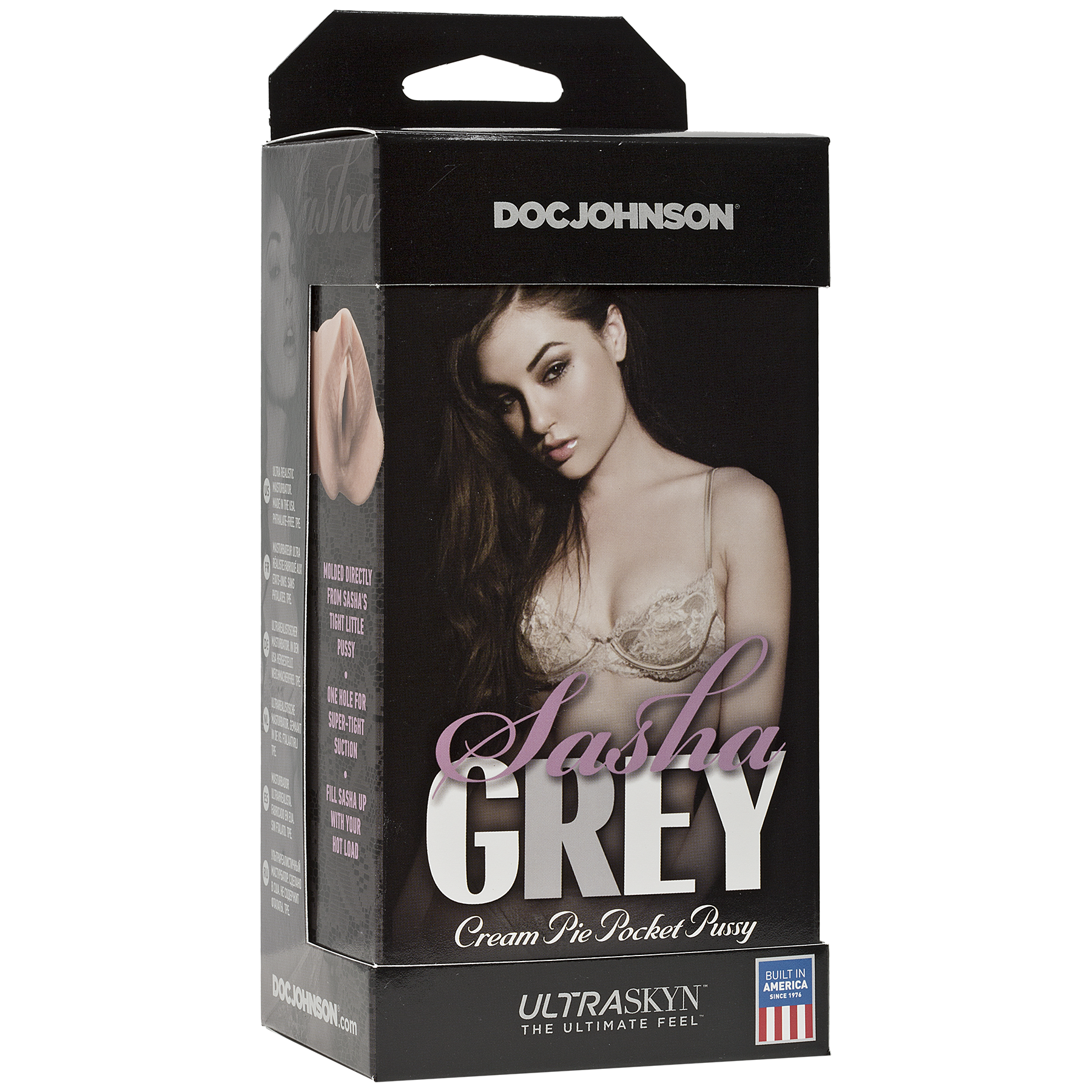 Мастурбатор-вагина Doc Johnson Sasha Grey - Ultraskyn Cream Pie Pocket