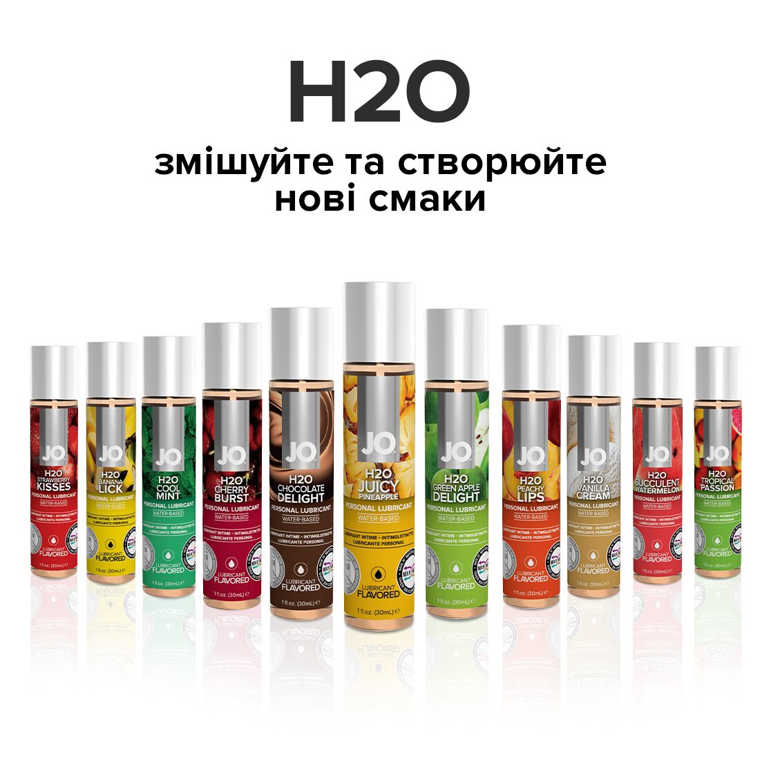 Смазка на водной основе System JO H2O — Juicy Pineapple (120 мл) без сахара, растительный глицерин