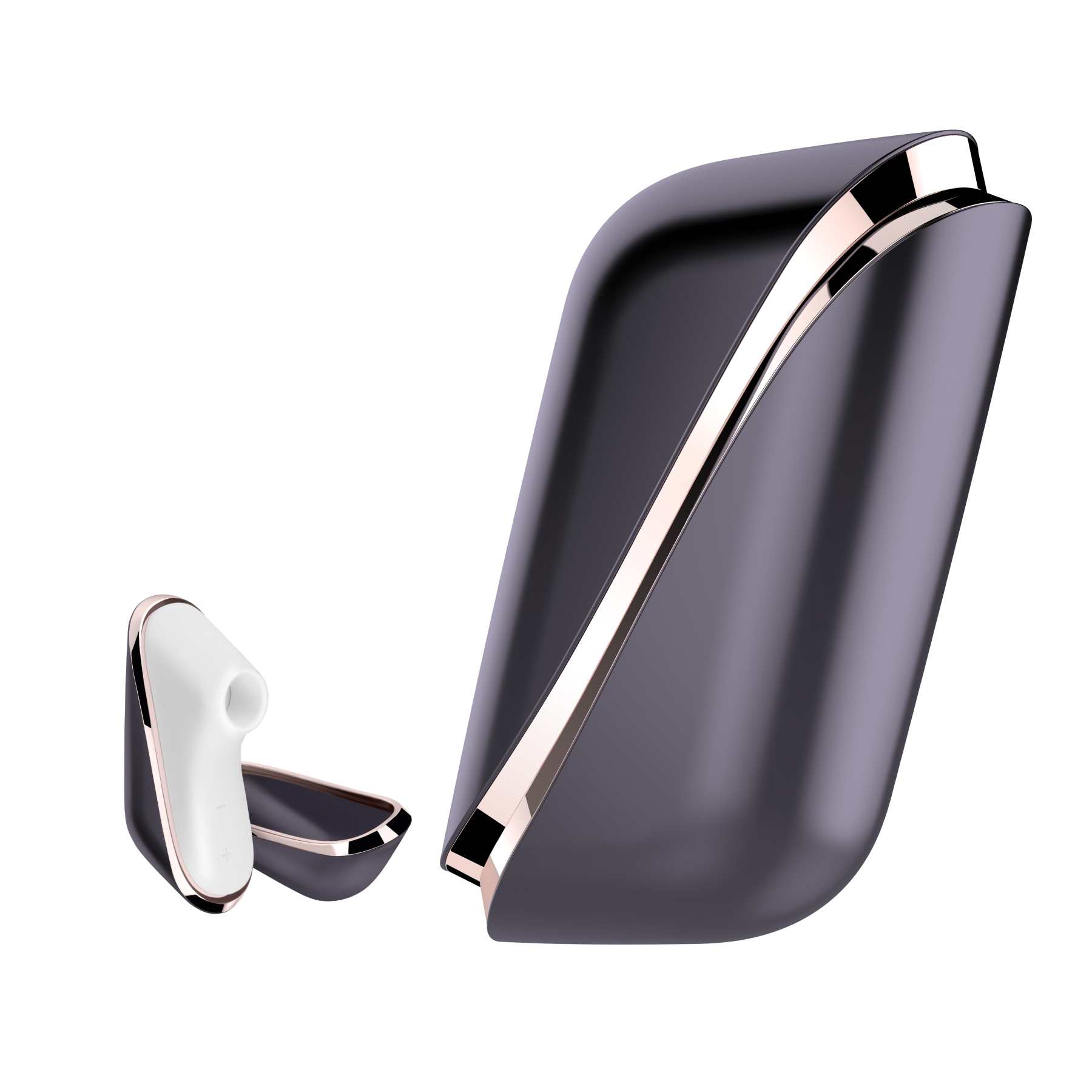 Вакуумный клиторальный стимулятор Satisfyer Traveler, корпус-чехол на магнитах