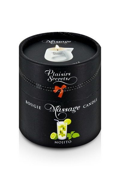 Распродажа!!! Массажная свеча Plaisirs Secrets Mojito (80 мл) (срок годности 02.2024)