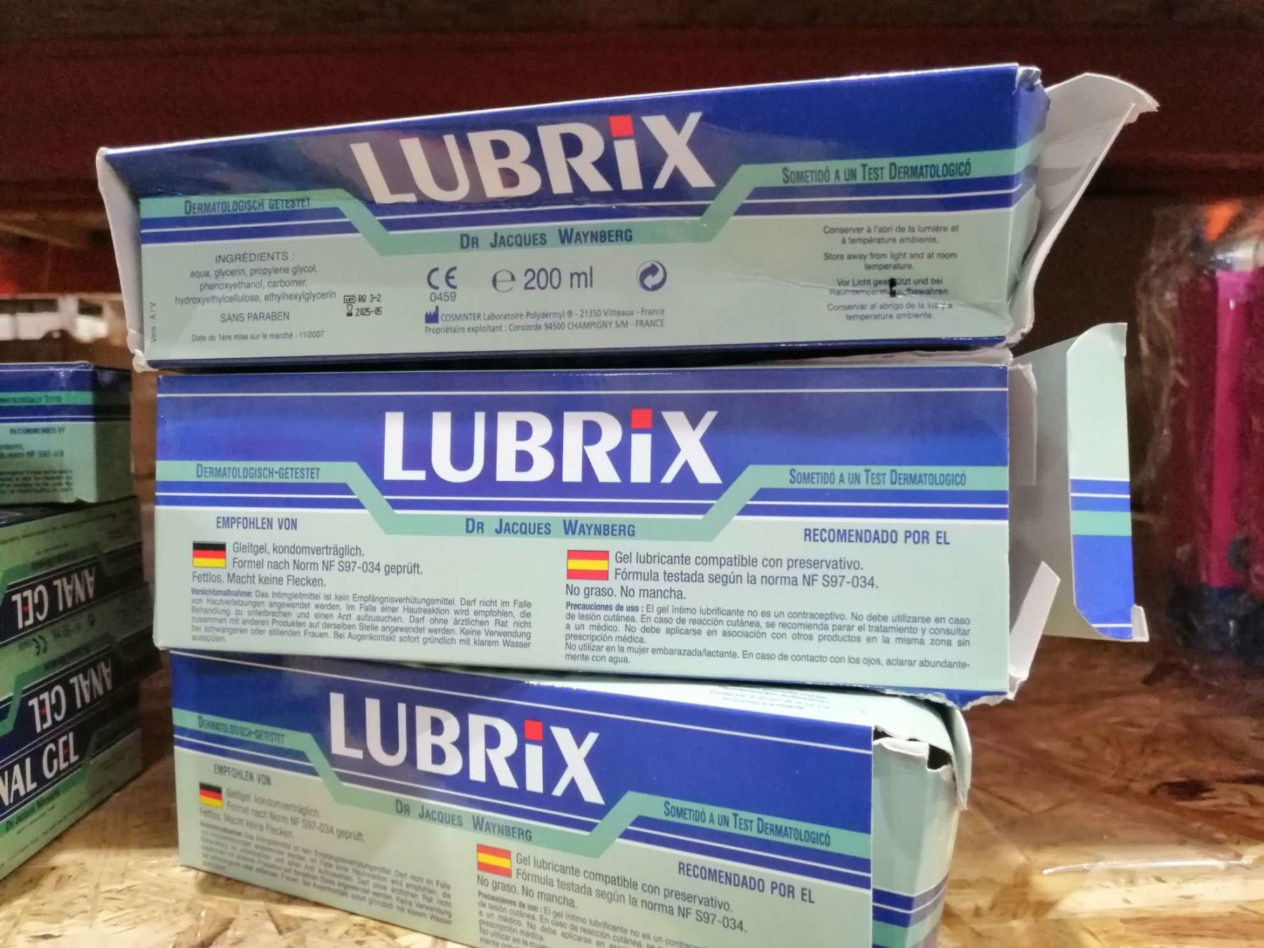 Лубрикант на водной основе Lubrix (200 мл) (мятая упаковка)
