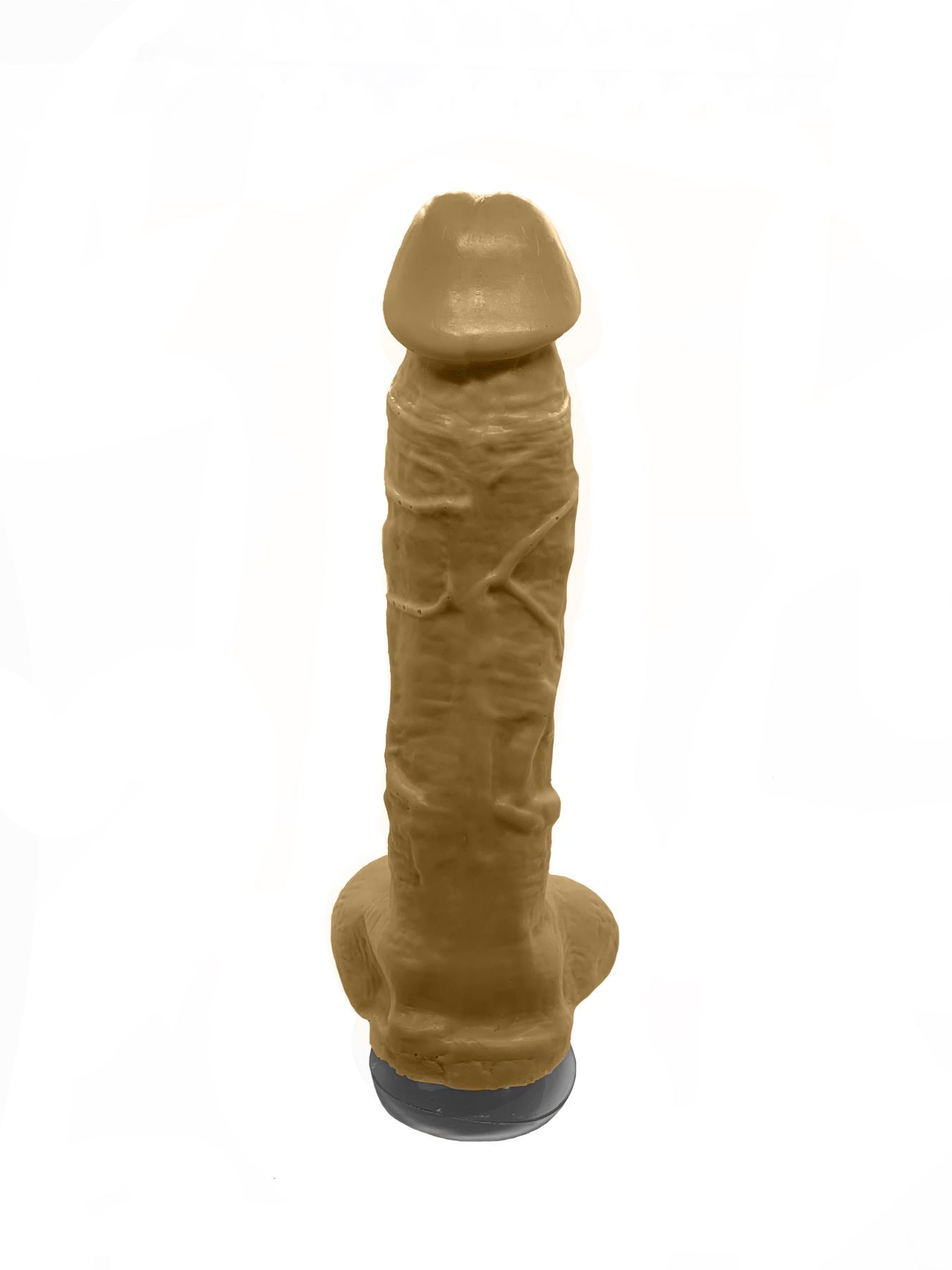 Крафтовое мыло-член с присоской Чистый Кайф Brown size XL натуральное