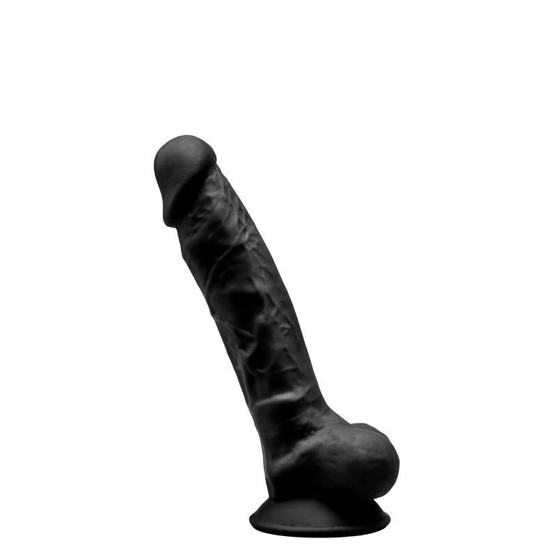 Фаллоимитатор SilexD Johnny Black (MODEL 1 size 7in), двухслойный, силикон+Silexpan, диаметр 3,8см Фаллоимитатор SilexD Johnny Black (MODEL 1 size 7in), двухслойный, силикон+Silexpan, диаметр 3,8см