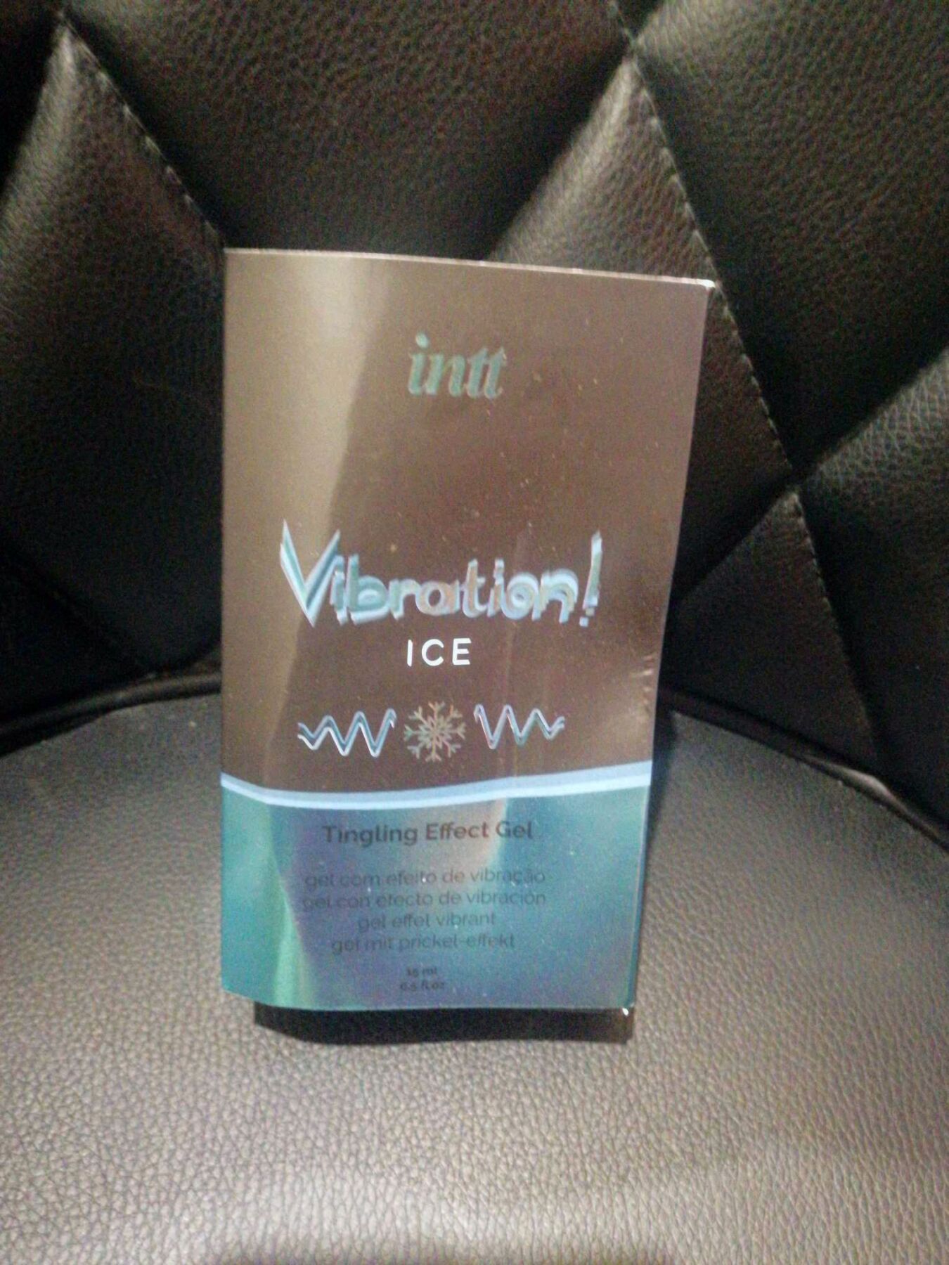 Жидкий вибратор Intt Vibration Ice (15 мл), густой гель, очень необычный, действует до 30 минут