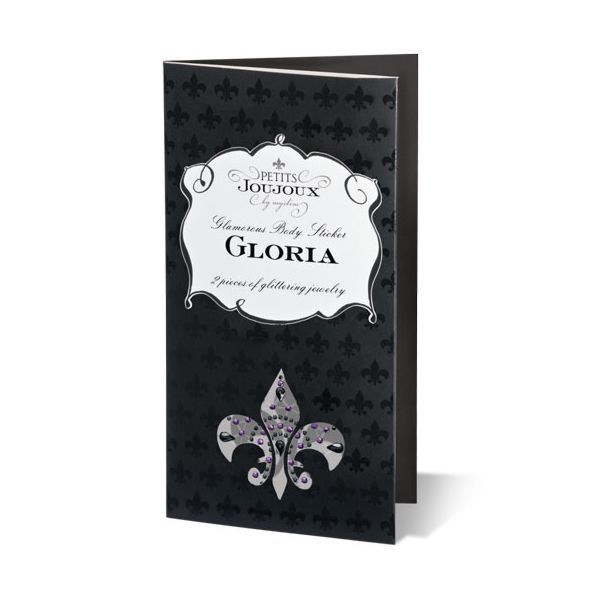 Пэстис из кристаллов Petits Joujoux Gloria set of 2 - Red, украшение на грудь