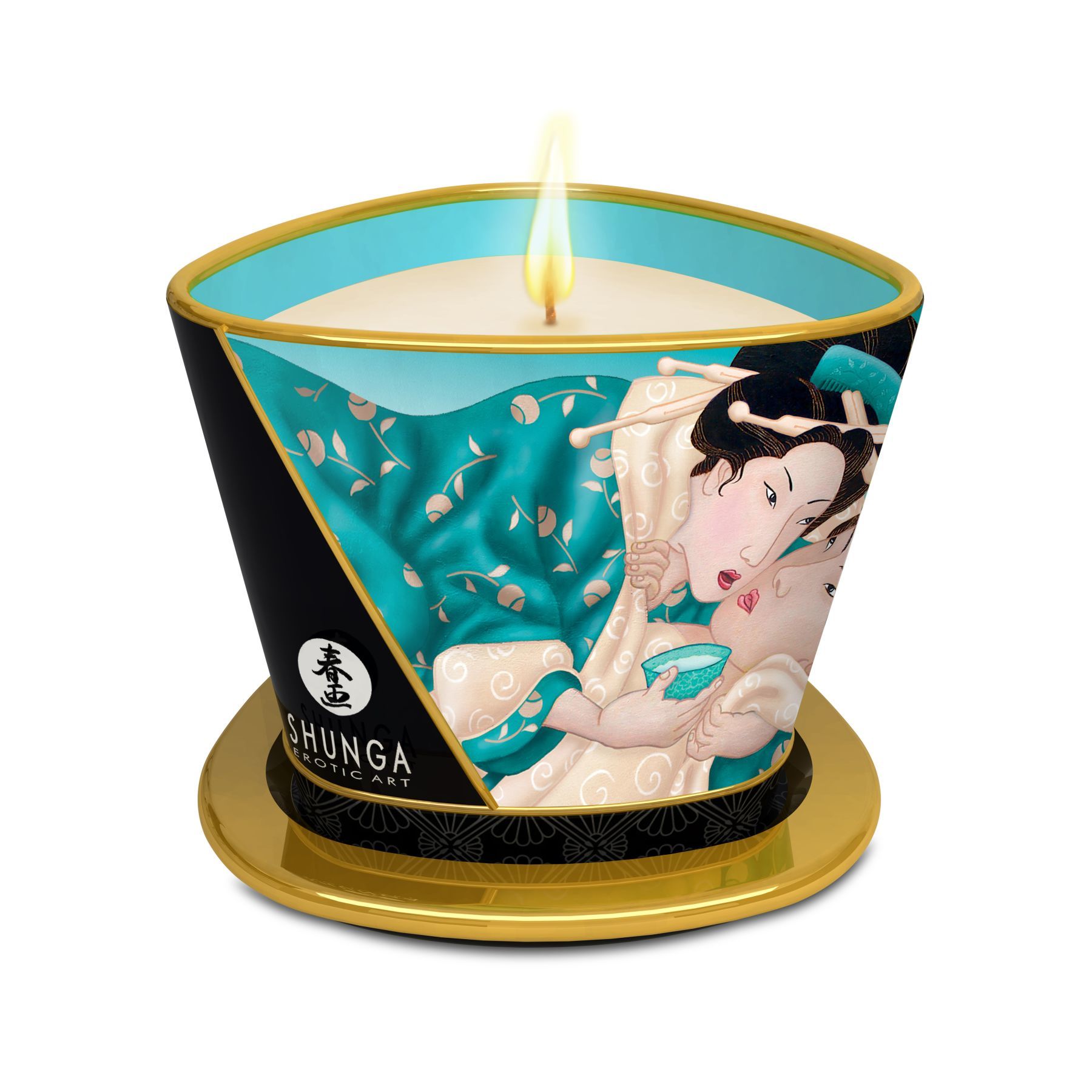 Массажная свеча Shunga Massage Candle - Island Blossoms (170 мл) с афродизиаками Массажная свеча Shunga Massage Candle - Island Blossoms (170 мл) с афродизиаками