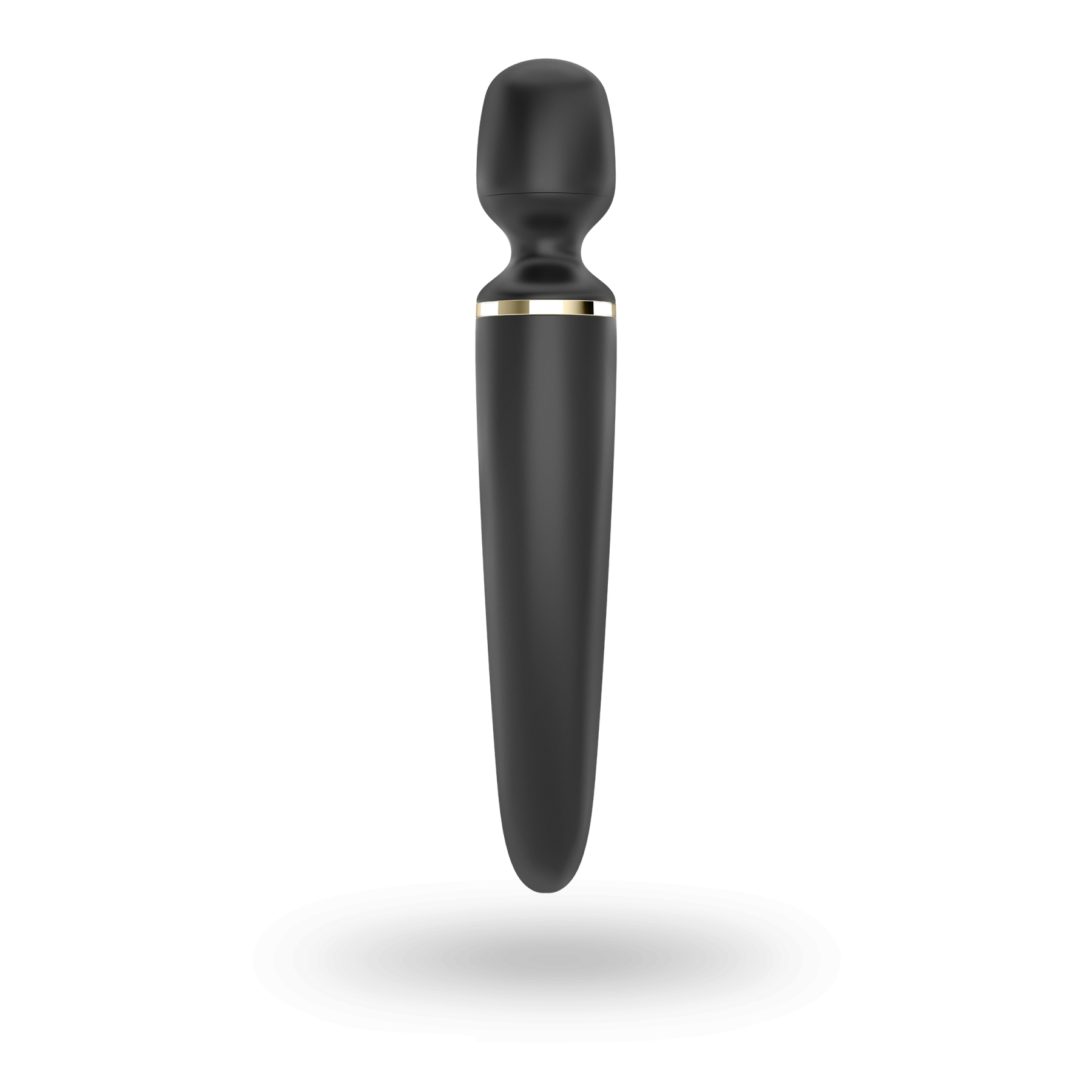 Вибромассажер Satisfyer Wand-er Woman (Black/Gold), водонепроницаемый, мощный, размер XXL