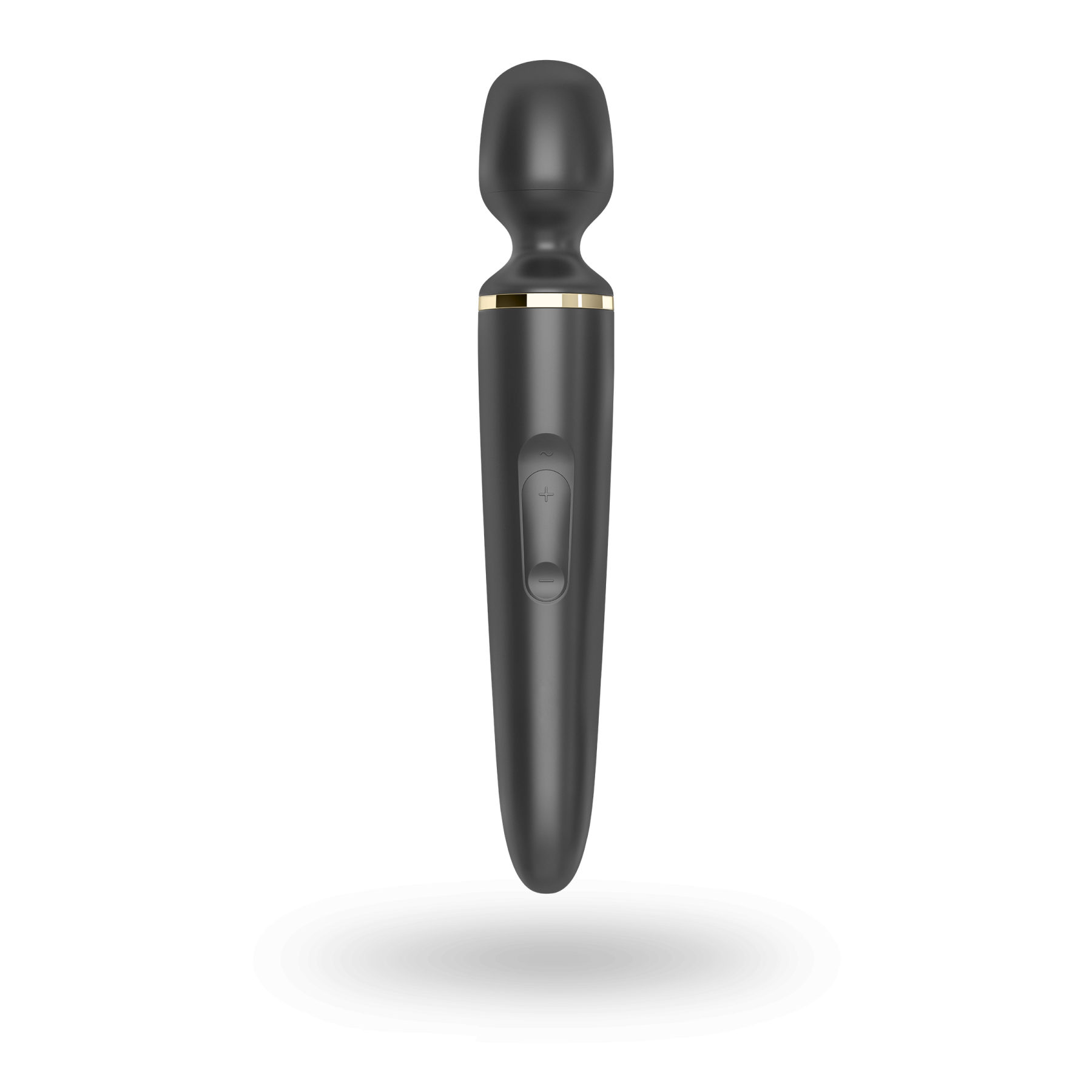 Вибромассажер Satisfyer Wand-er Woman (Black/Gold), водонепроницаемый, мощный, размер XXL