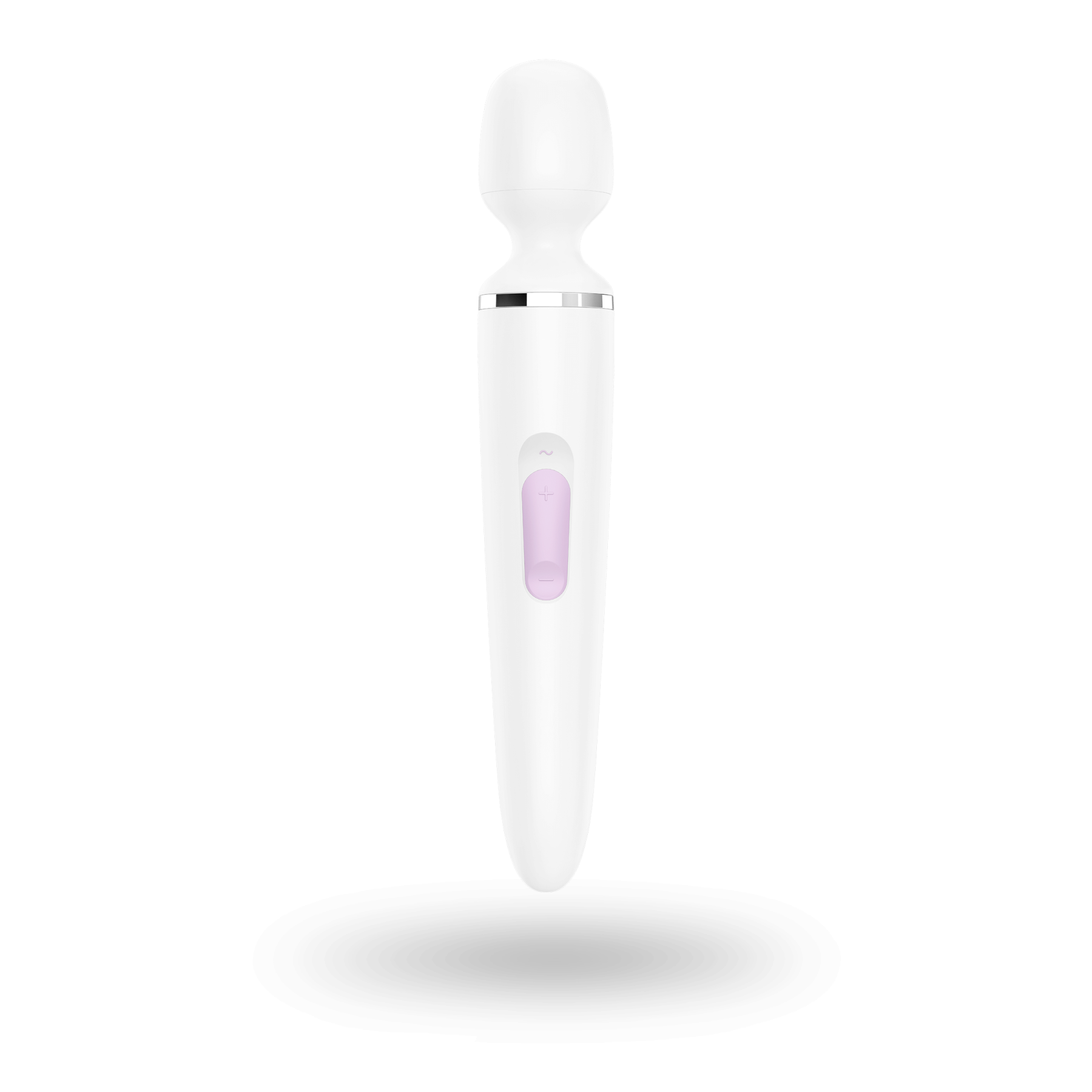 Вибромассажер Satisfyer Wand-er Woman (White/Chrome), водонепроницаемый, мощный, размер XXL