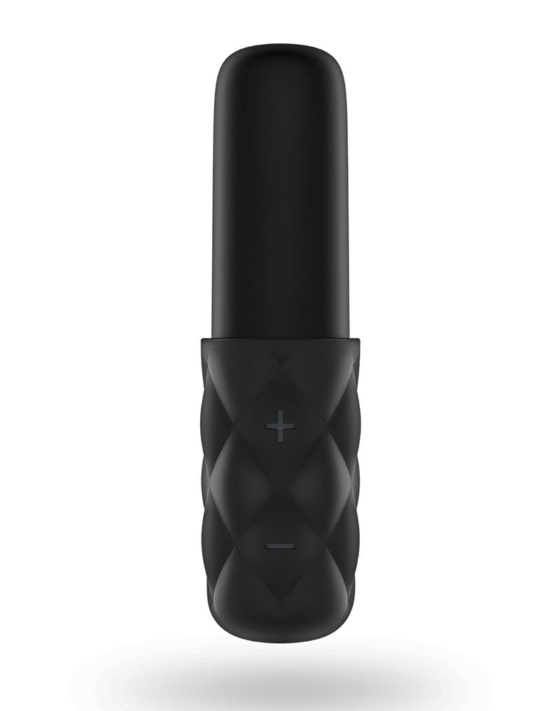 Мощный мини-вибратор Satisfyer Sparkling Darling Silver со съемным колпачком, 15 режимов работы