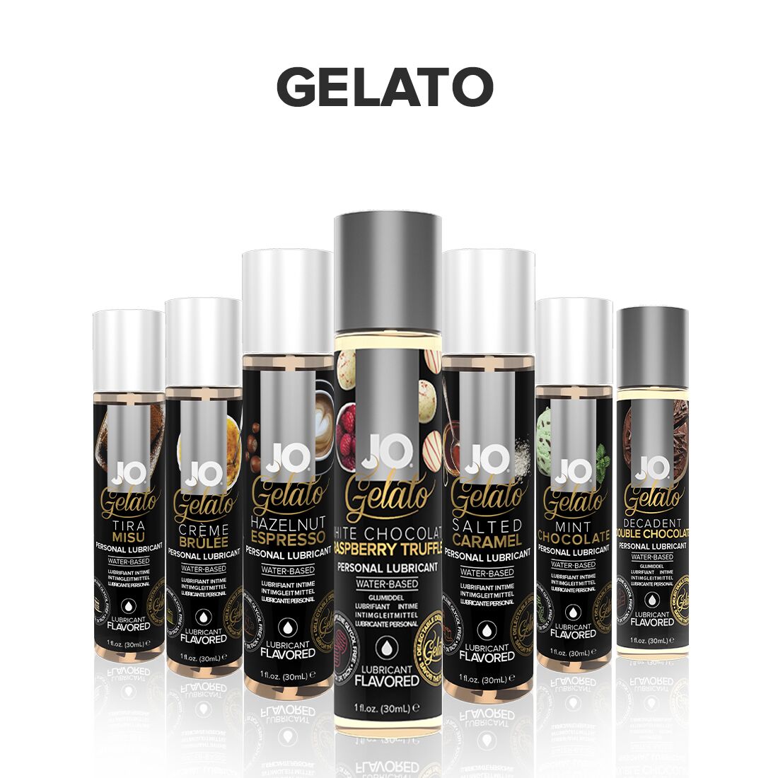 Смазка на водной основе System JO GELATO White Chocolate Raspberry (120 мл) без сахара и парабенов