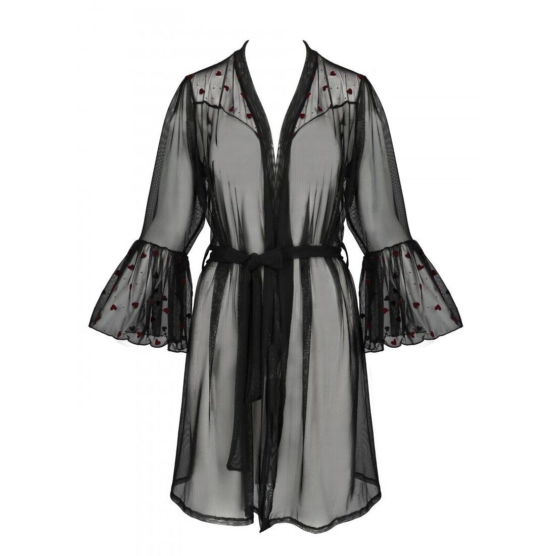 Воздушный пеньюар LOVELIA PEIGNOIR black L/XL - Passion