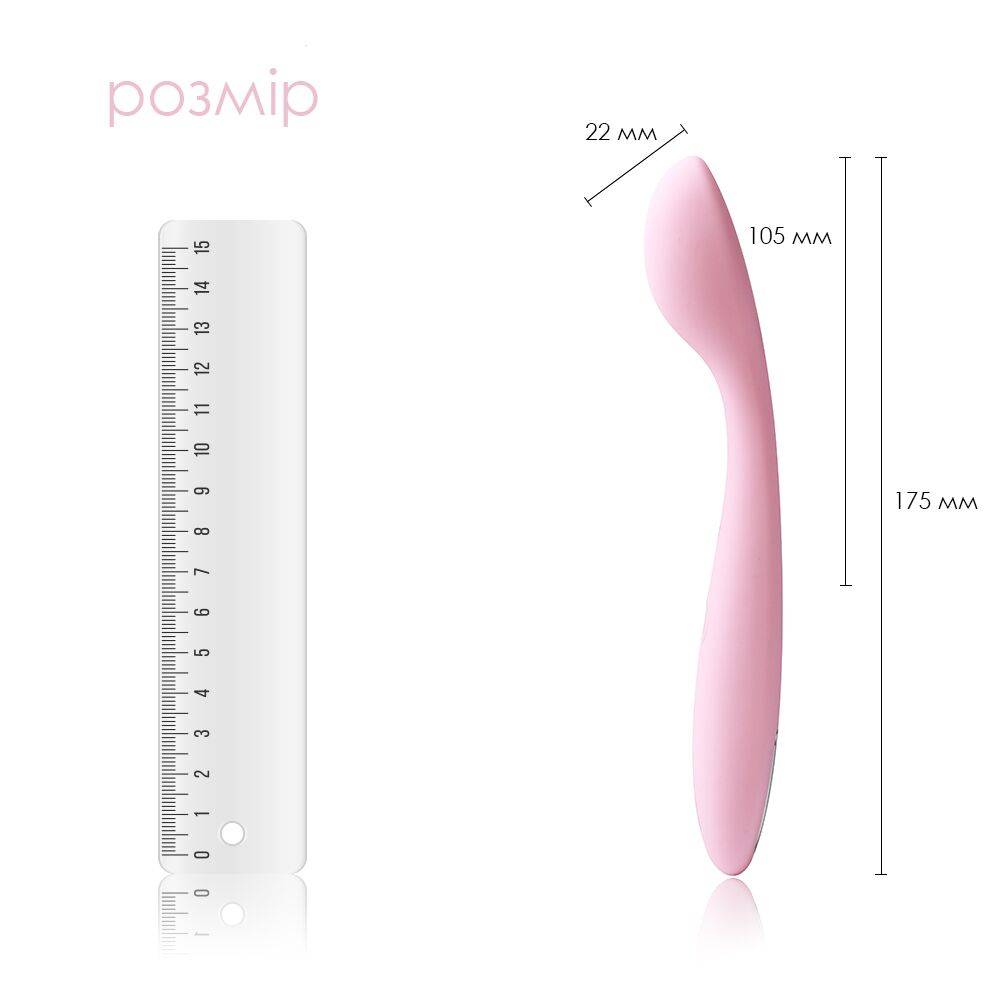 Стимулятор клитора и точки G  Svakom Keri Pale Pink