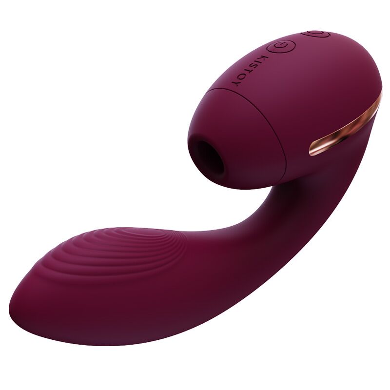 Вакуумный вибратор Kistoy Tina Mini Violet, вагинально-клиторальный Вакуумный вибратор Kistoy Tina Mini Violet, вагинально-клиторальный