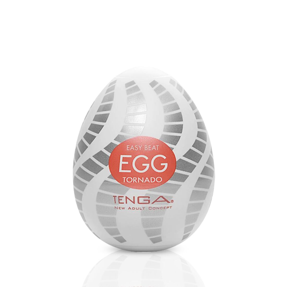 Мастурбатор-яйцо Tenga Egg Tornado со спирально-геометрическим рельефом Мастурбатор-яйцо Tenga Egg Tornado со спирально-геометрическим рельефом