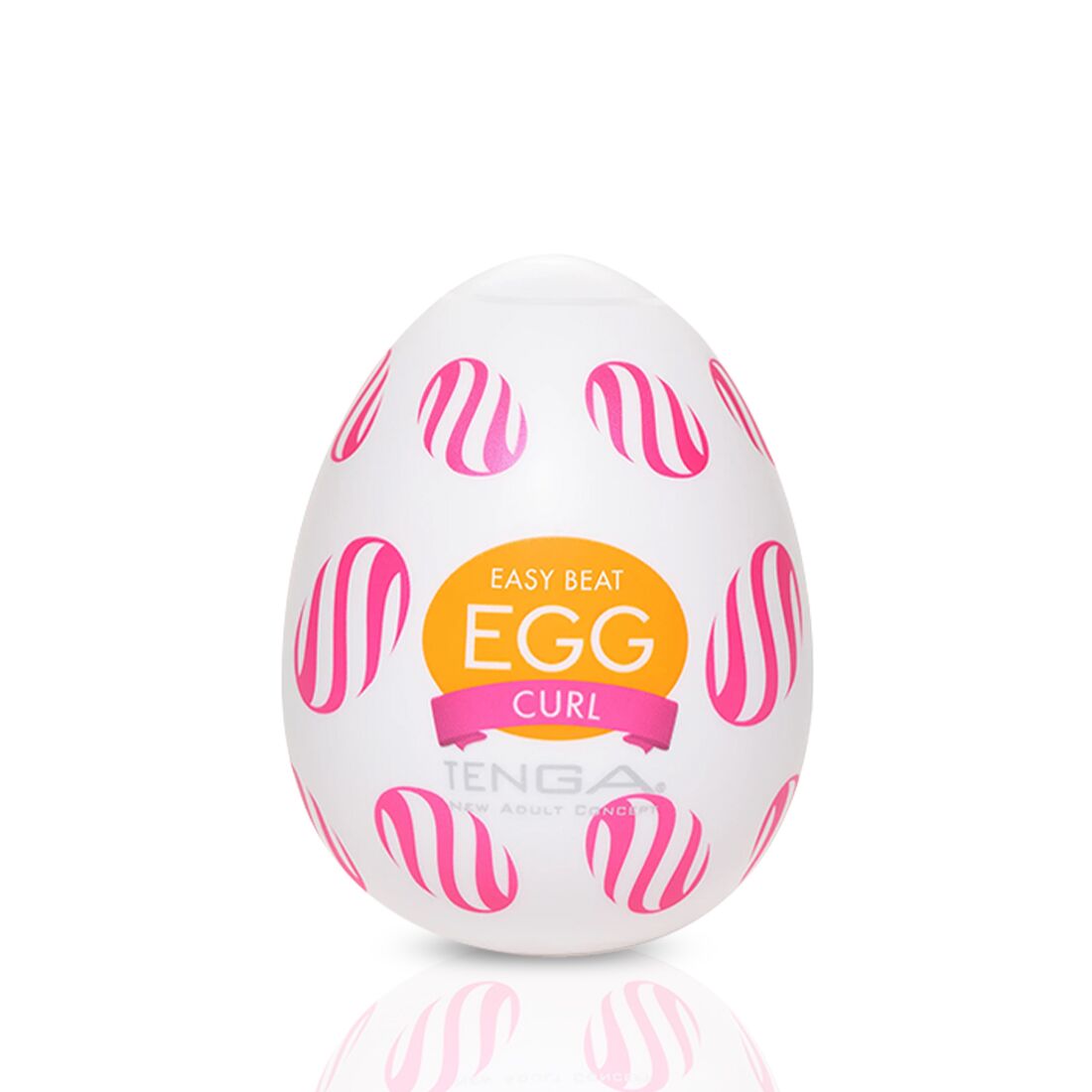 Мастурбатор-яйцо Tenga Egg Curl с рельефом из шишечек Мастурбатор-яйцо Tenga Egg Curl с рельефом из шишечек