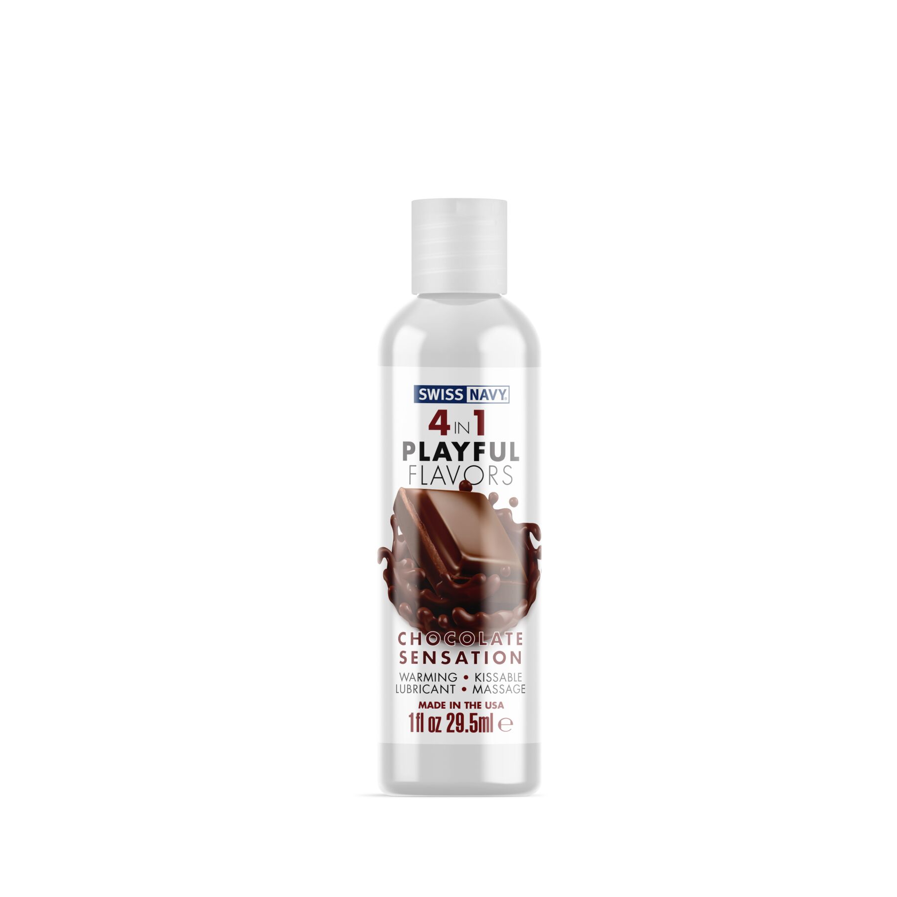 Лубрикант на водной основе Swiss Navy 4 in 1 Chocolate Sensation 29,5 мл Лубрикант на водной основе Swiss Navy 4 in 1 Chocolate Sensation 29,5 мл