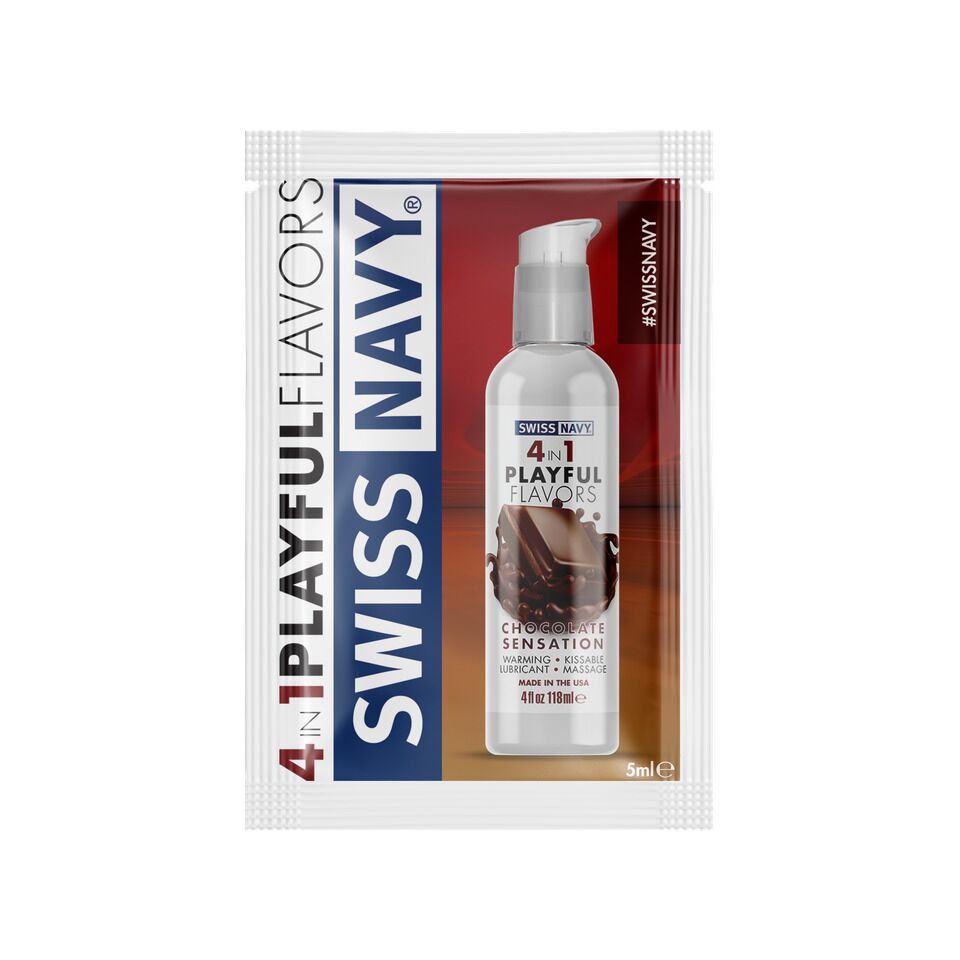 Распродажа!!! Пробник Swiss Navy 4 in 1 Chocolate Sensation 5 мл (срок 07.02.2024) Распродажа!!! Пробник Swiss Navy 4 in 1 Chocolate Sensation 5 мл (срок 07.02.2024)