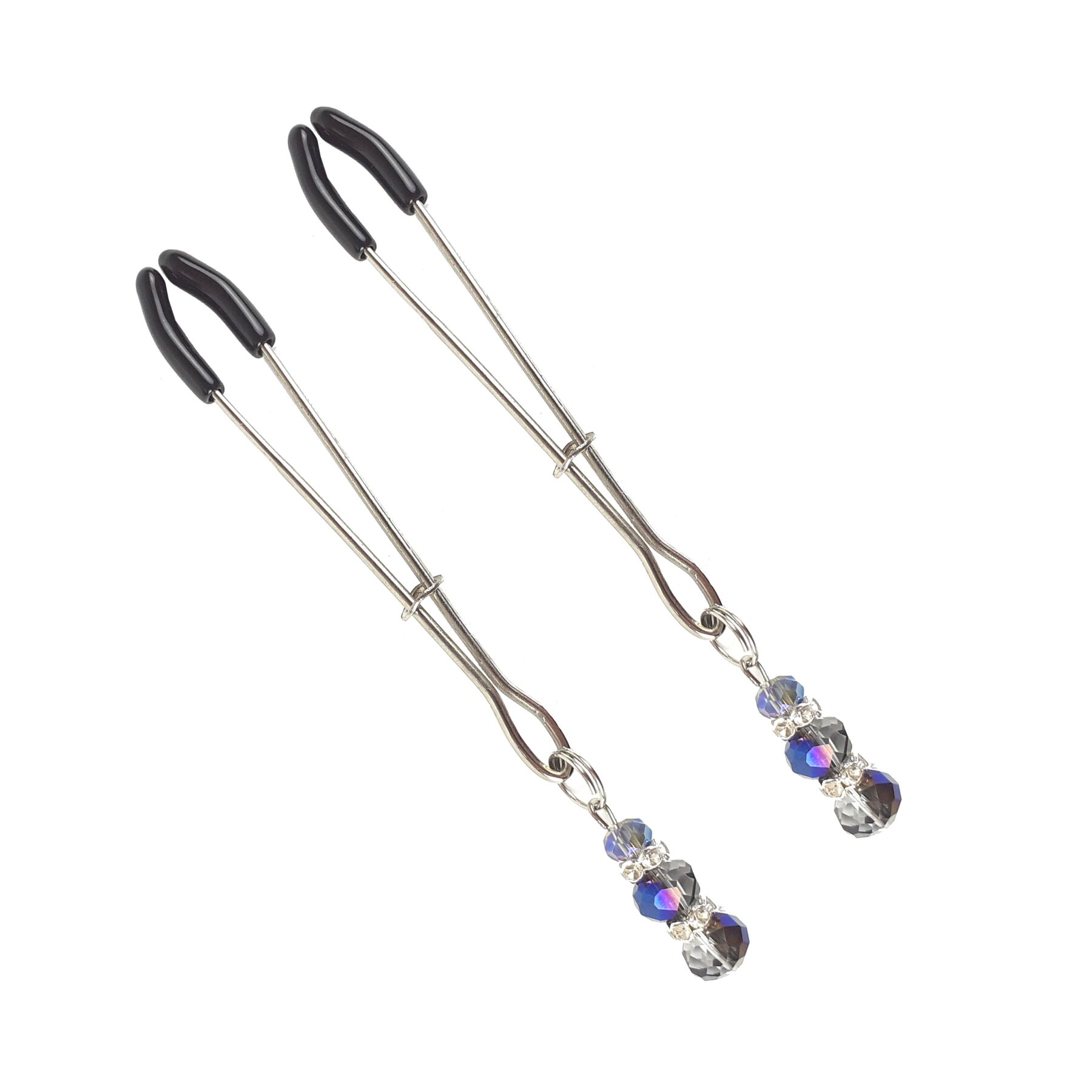 Зажимы для сосков Art of Sex - Nipple Clamps Lovely Blue Зажимы для сосков Art of Sex - Nipple Clamps Lovely Blue
