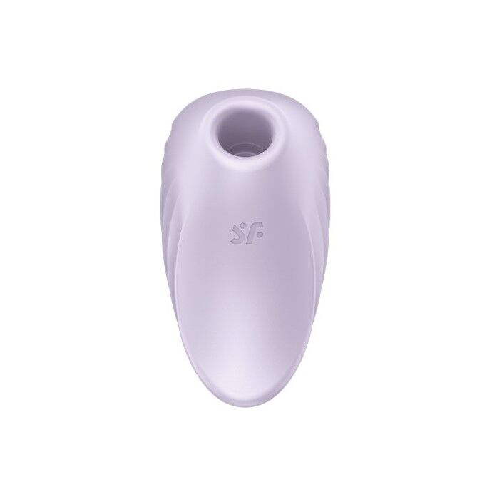 Вакуумный клиторальный стимулятор с вибрацией Satisfyer Pearl Diver Violet