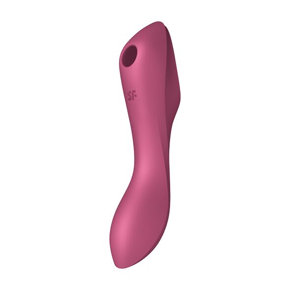 Вакуумный стимулятор с вибрацией Satisfyer Curvy Trinity 3 Red Вакуумный стимулятор с вибрацией Satisfyer Curvy Trinity 3 Red