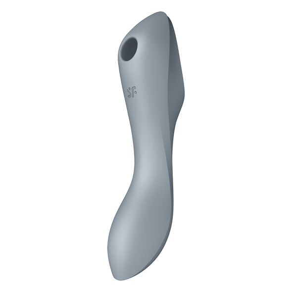 Вакуумный стимулятор с вибрацией Satisfyer Curvy Trinity 3 BlueGrey Вакуумный стимулятор с вибрацией Satisfyer Curvy Trinity 3 BlueGrey