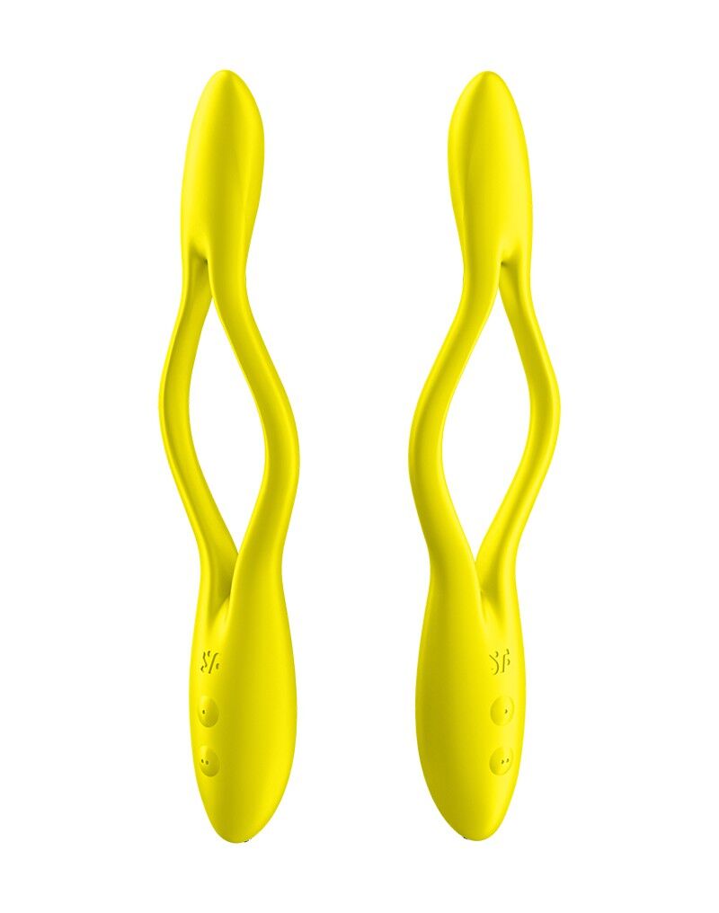 Универсальный гибкий вибратор для пар Satisfyer Elastic Game Yellow
