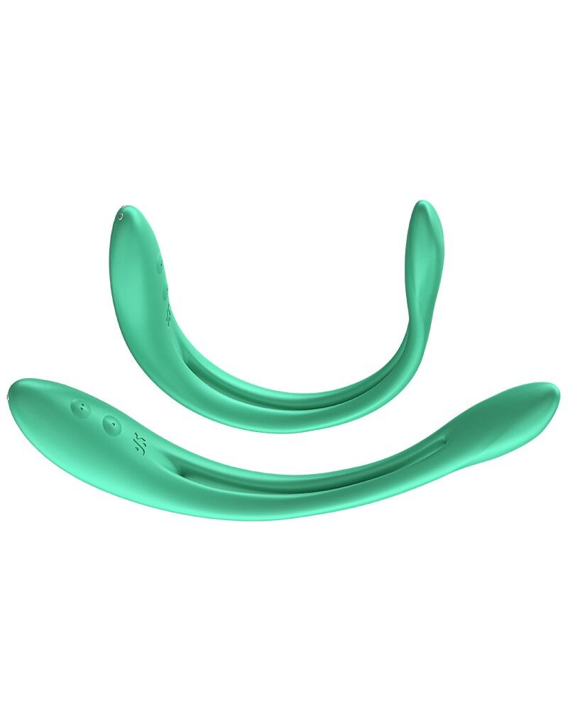 Универсальный гибкий вибратор для пар Satisfyer Elastic Game Light Green