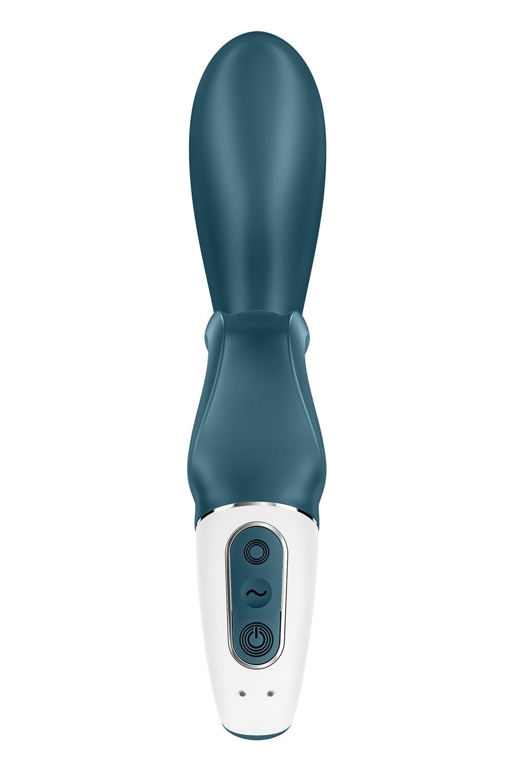 Смарт вибратор кролик Satisfyer Hug Me Bluegrey, 2 мотора, диаметр 4,2см, широкая клиторальная часть