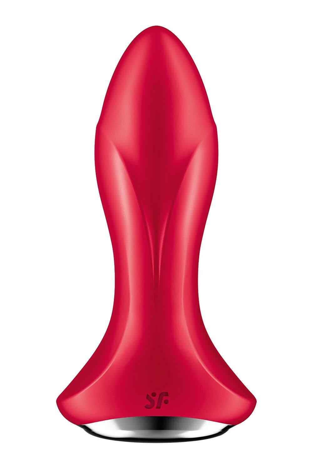 Анальная смарт вибропробка с жемчужным массажем Satisfyer Rotator Plug 1+ Red