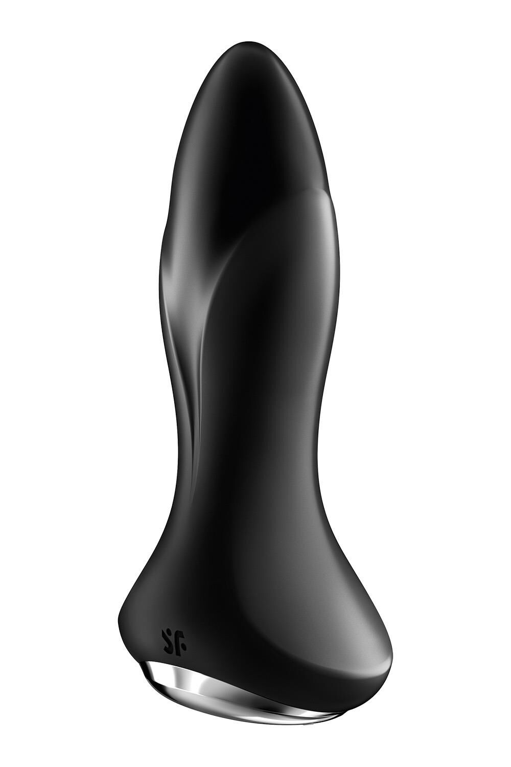 Анальная смарт вибропробка с жемчужным массажем Satisfyer Rotator Plug 1+ Black