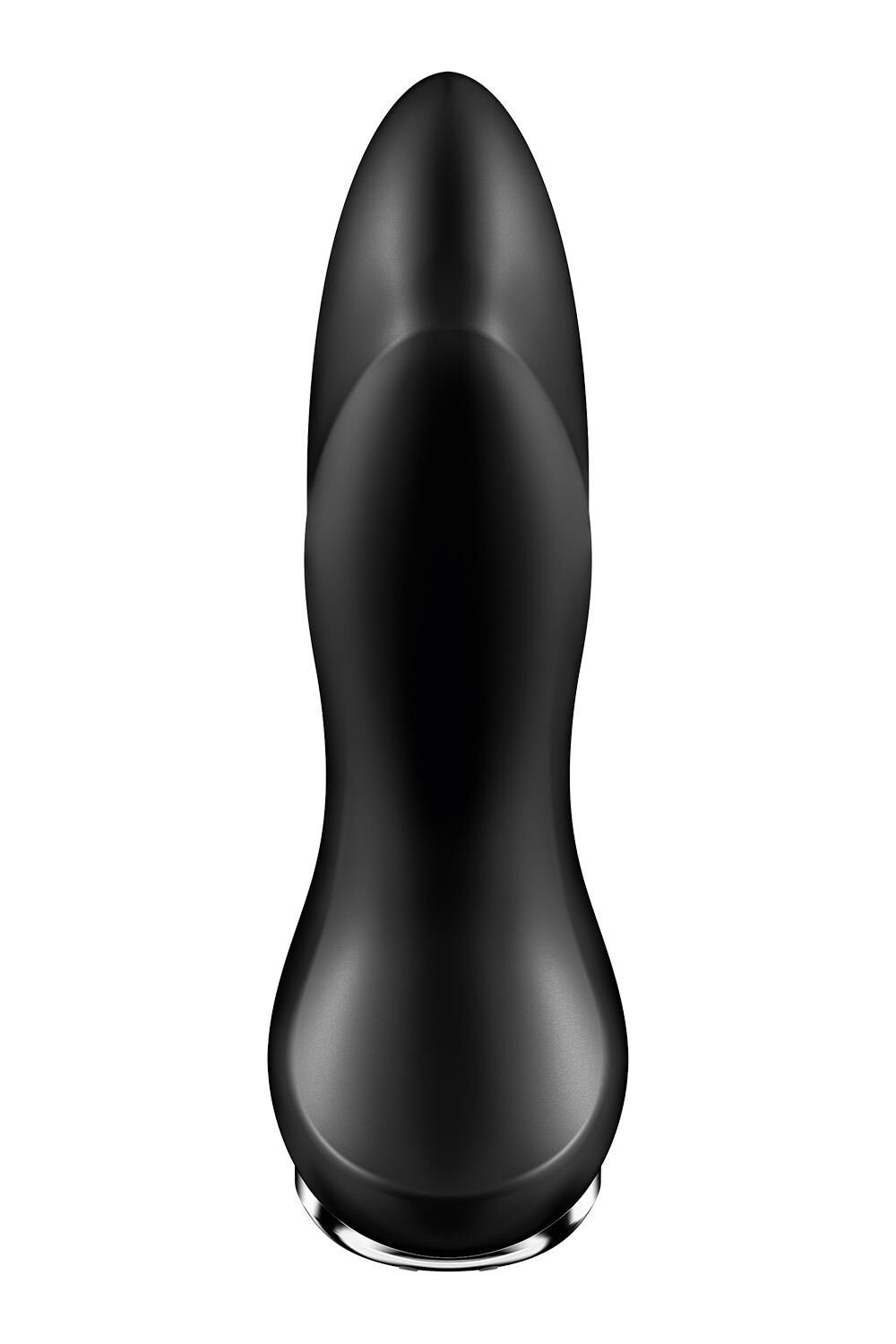 Анальная смарт вибропробка с жемчужным массажем Satisfyer Rotator Plug 1+ Black