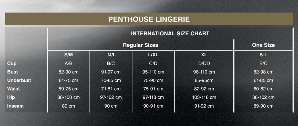Бодистокинг Penthouse Fancy Me XL Black, открытый доступ, фантазийный рисунок, имитация чулок
