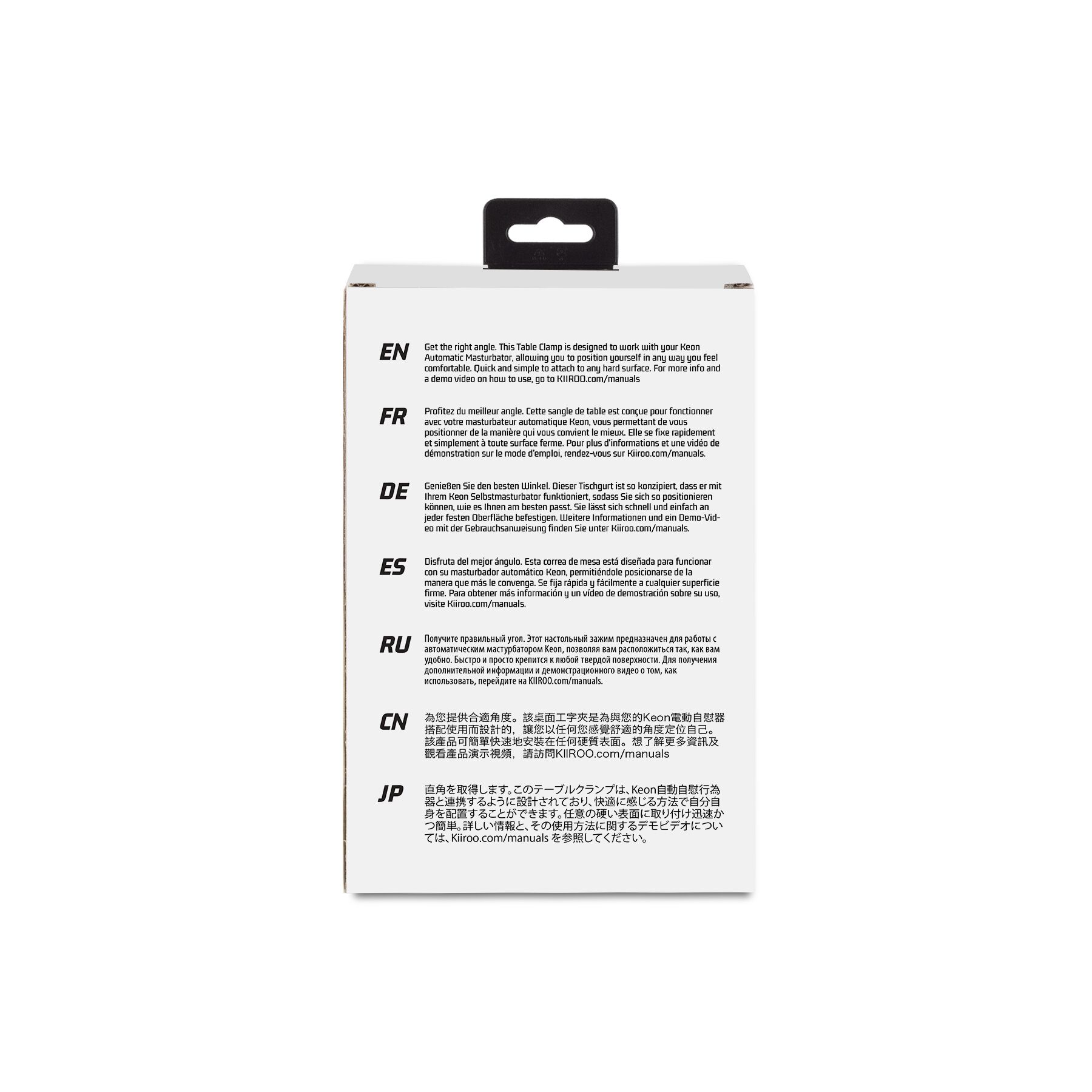Крепление на стол для мастурбатора Kiiroo Keon Table Clamp, регулируется угол наклона