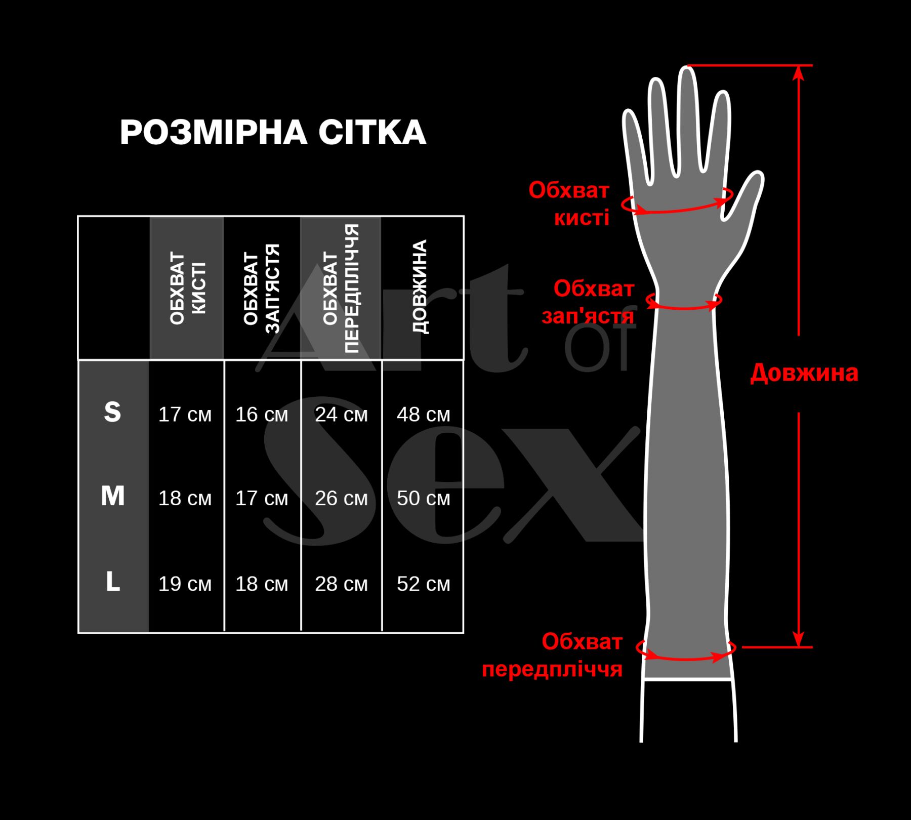 Глянцевые виниловые перчатки Art of Sex - Lora, размер S, цвет Красный