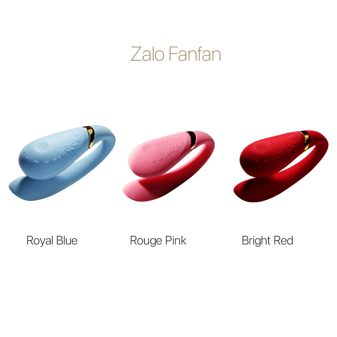 Смартвибратор для пар Zalo — Fanfan Bright Red