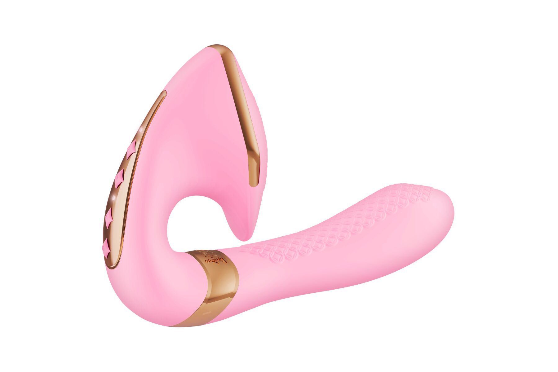 Вагинально-клиторальный вибратор Shunga Soyo Light Pink