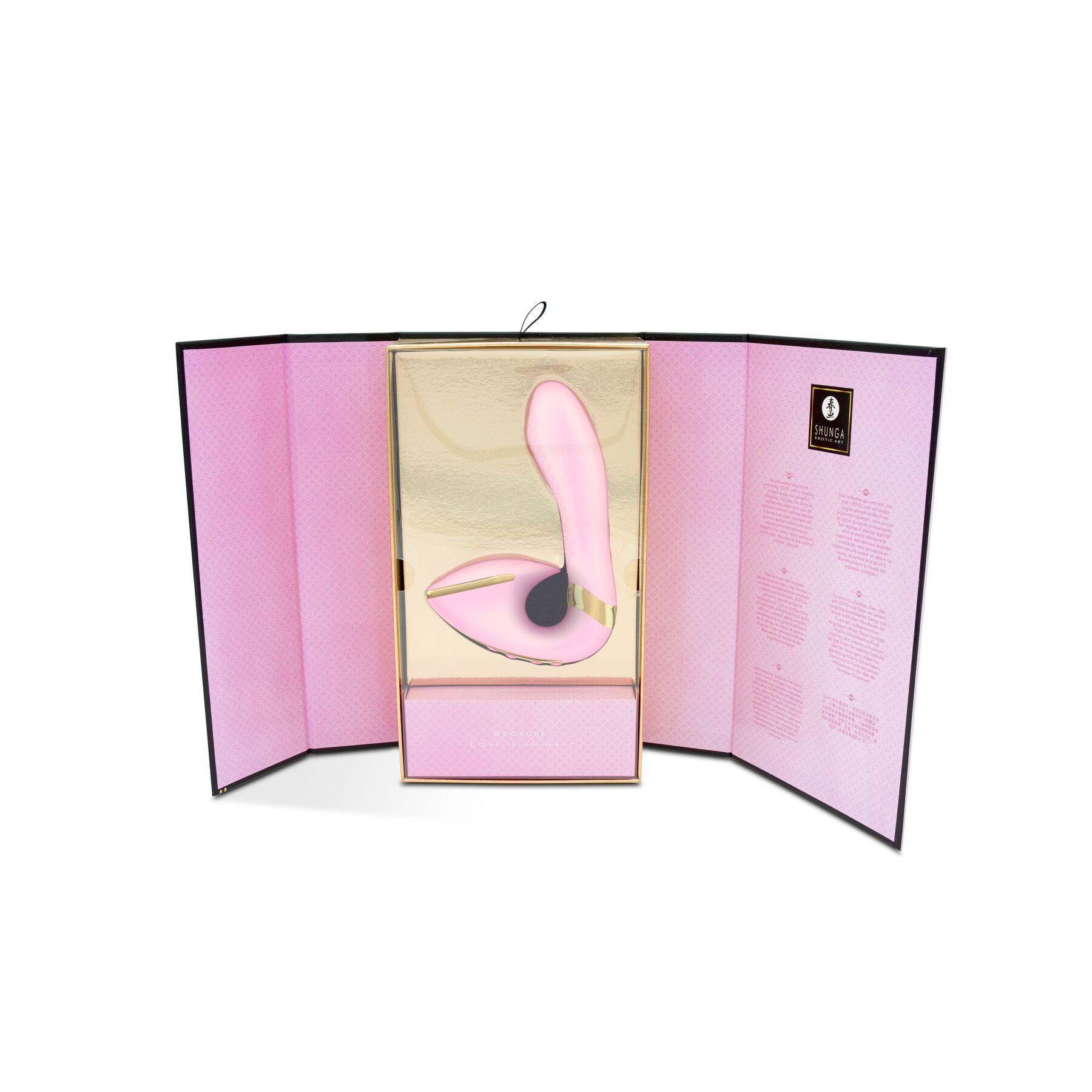 Вагинально-клиторальный вибратор Shunga Soyo Light Pink