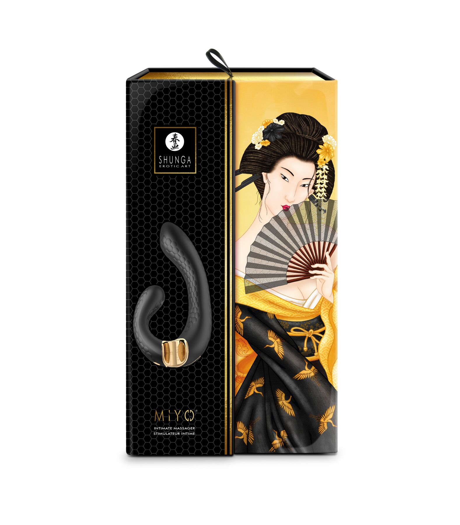 Вибратор-кролик Shunga Miyo Black