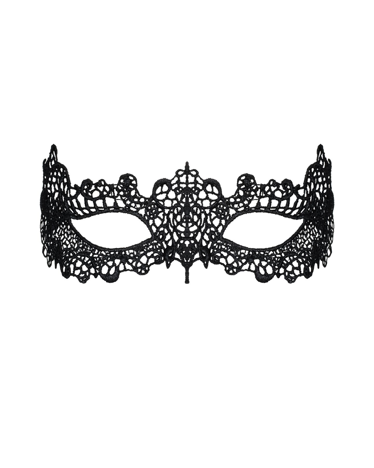 Кружевная маска Obsessive A701 mask, единый размер, черная