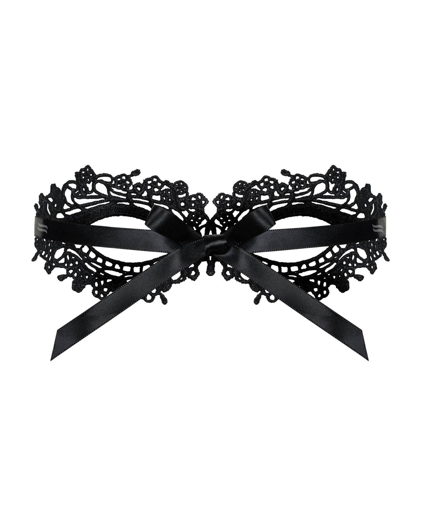Кружевная маска Obsessive A710 mask, единый размер, черная