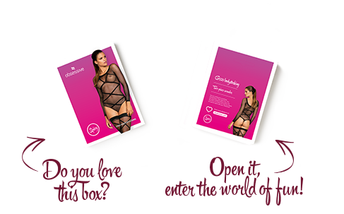 Бодистокинг Obsessive Bodystocking G320 S/M/L, чулки, боди, декор в виде линий