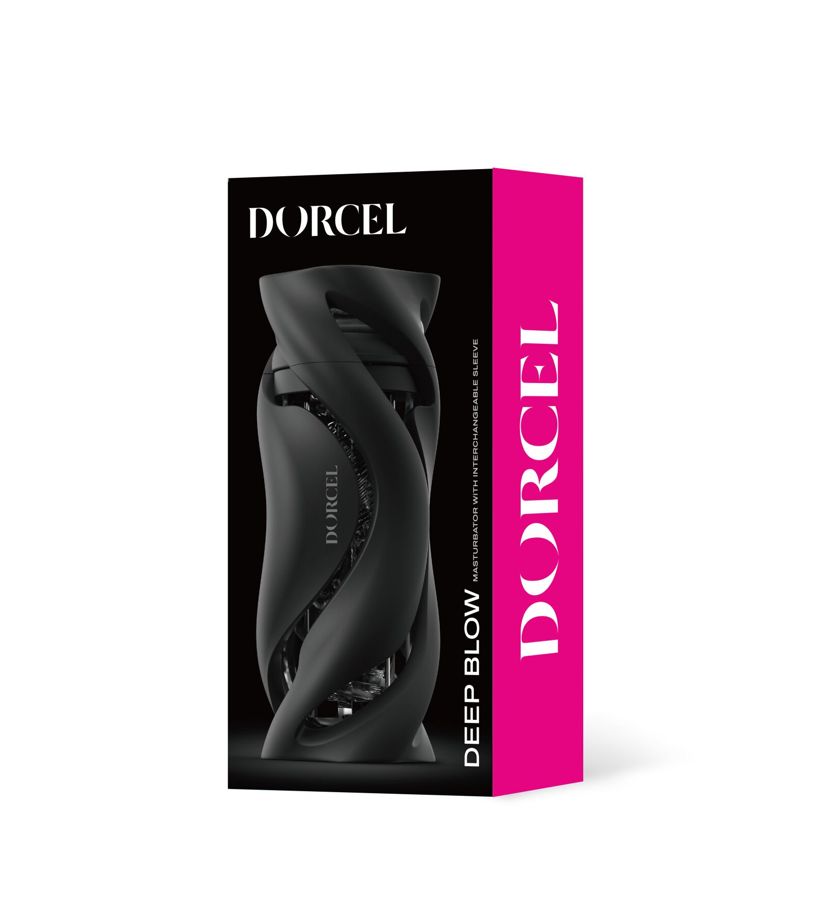 Мастурбатор Dorcel DEEP BLOW BLACK, двойное использование