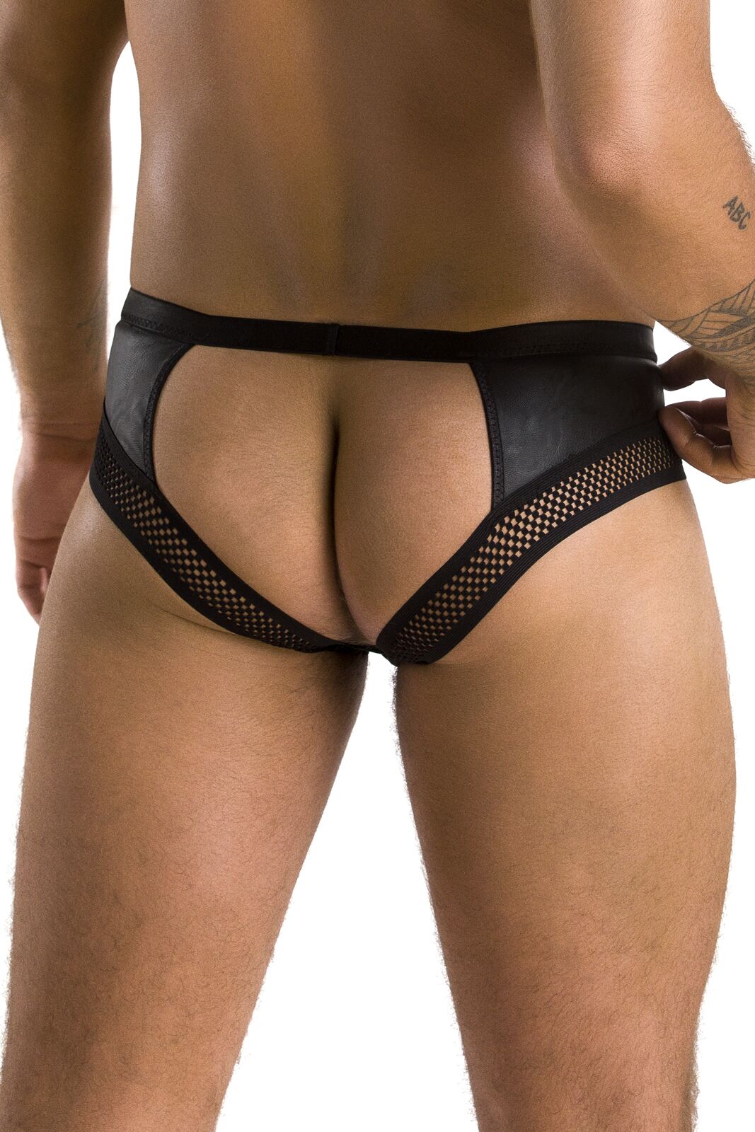 030 SLIP OPEN TOM black S/M - Passion
