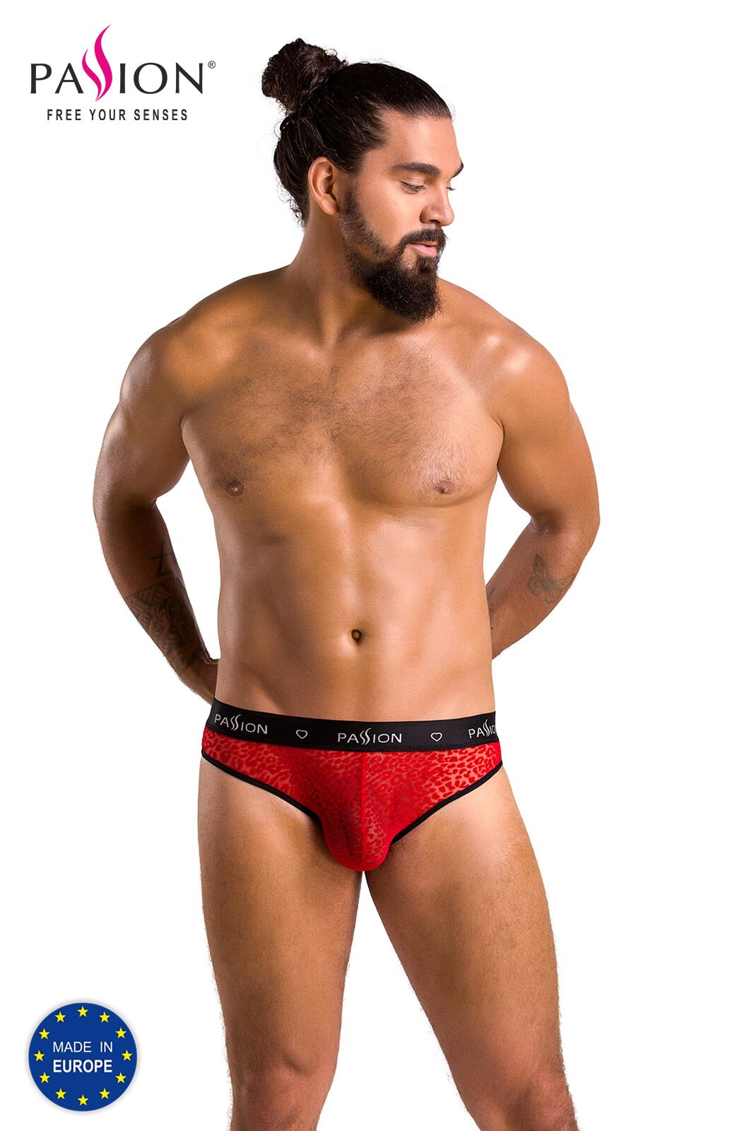 031 SLIP MIKE red S/M - Passion