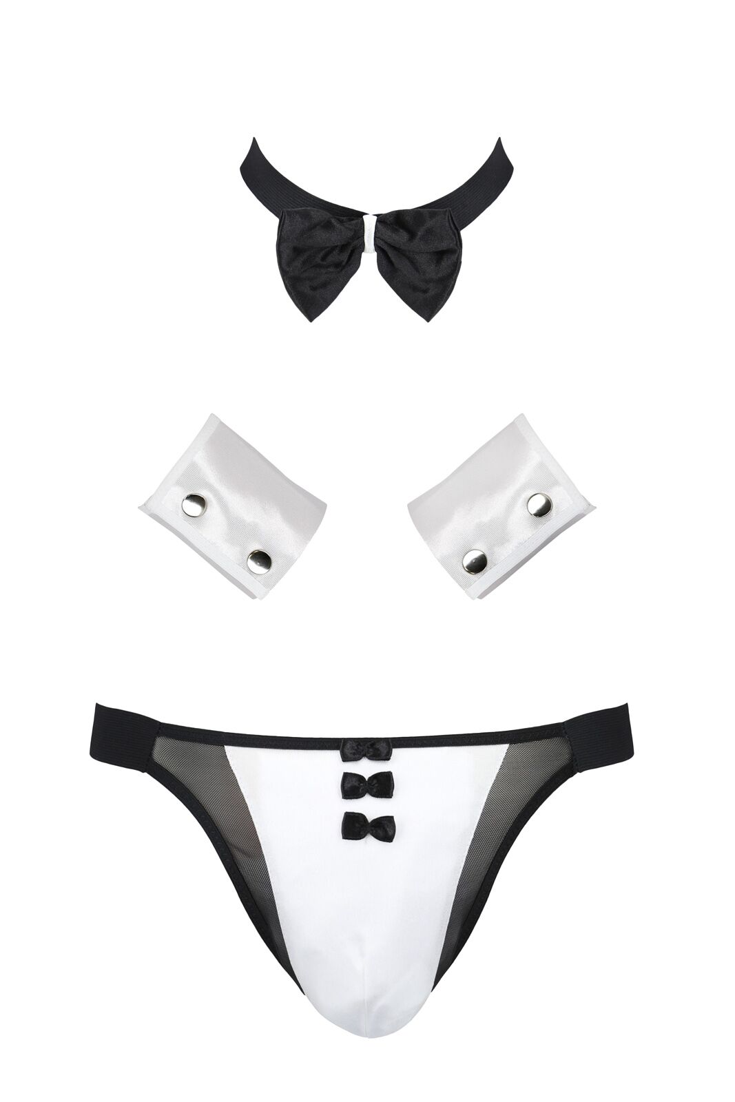 036 SET ALFRED black S/M - Passion